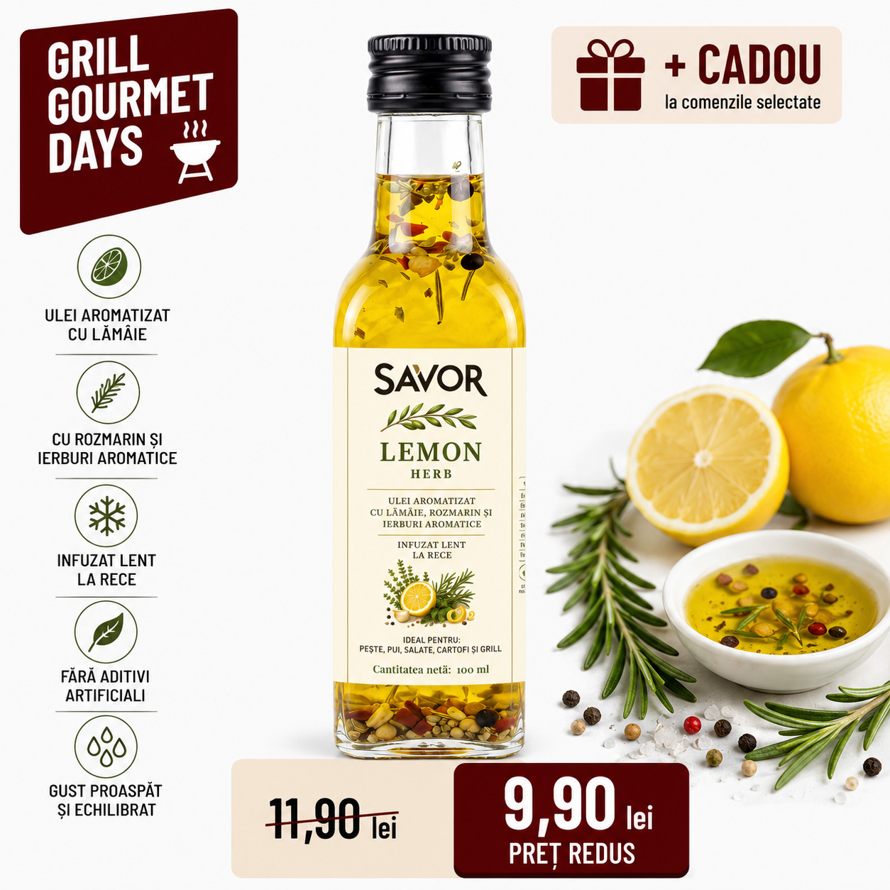 Ulei Aromatizat Lemon Herb