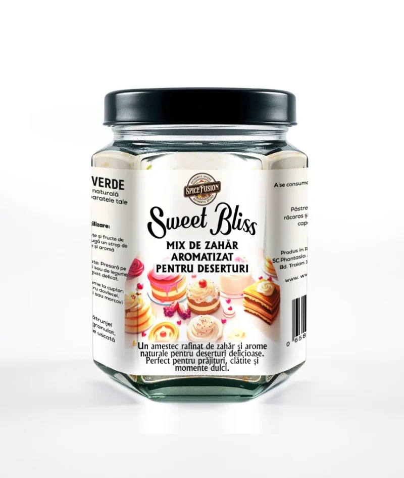Sweet Bliss - Mix de Zahăr Aromatizat pentru Deserturi
