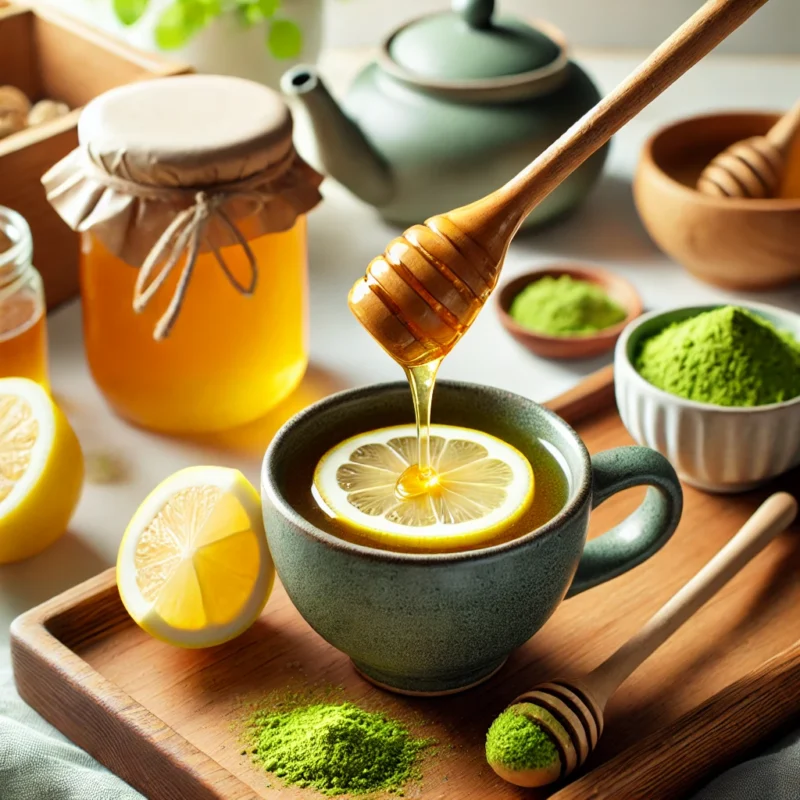 Miere cu Matcha și Lămâie – Energie și Antioxidanți - imagine 3