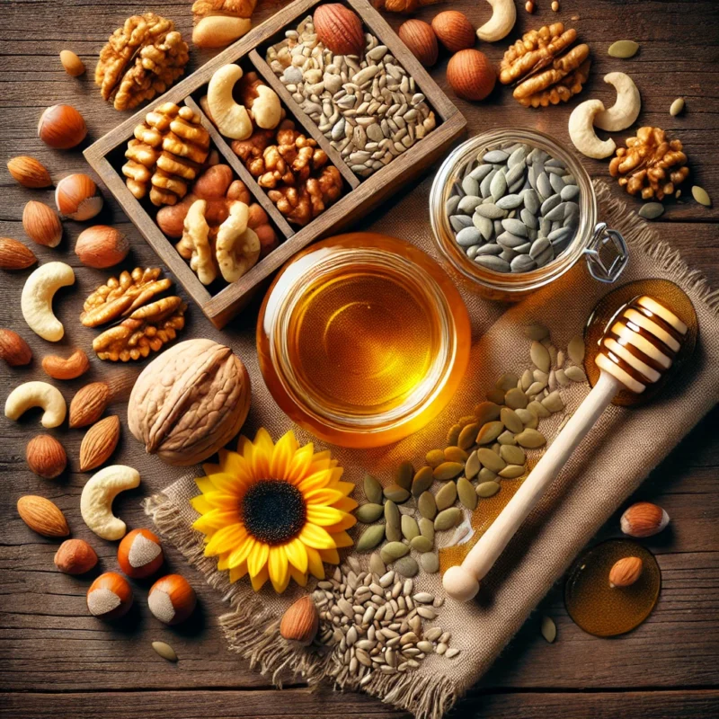 Miere cu Nuci și Semințe – Gust Crocant și Natural - imagine 2