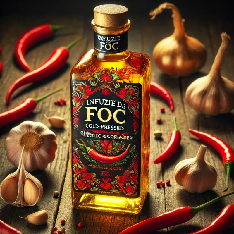 Infuzie de Foc - Ulei de Floarea-Soarelui Presat la Rece - imagine 2