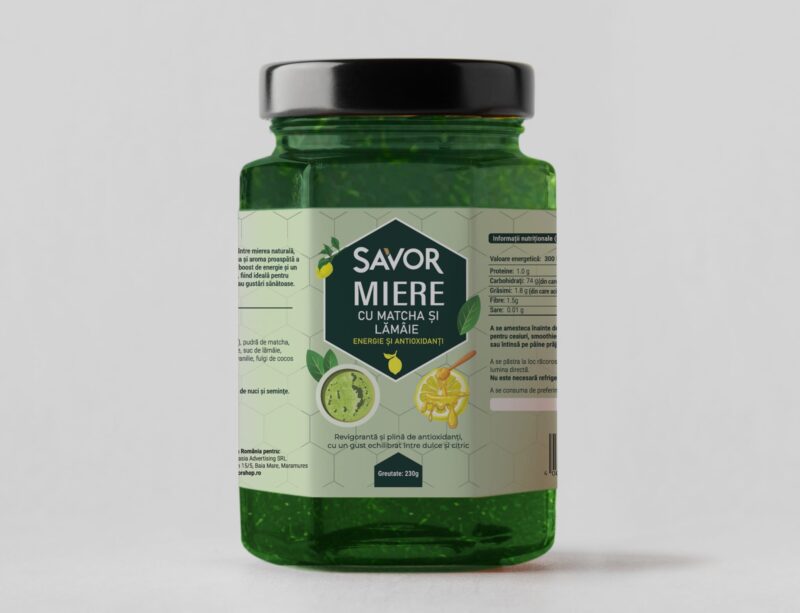 Miere cu Matcha și Lămâie – Energie și Antioxidanți