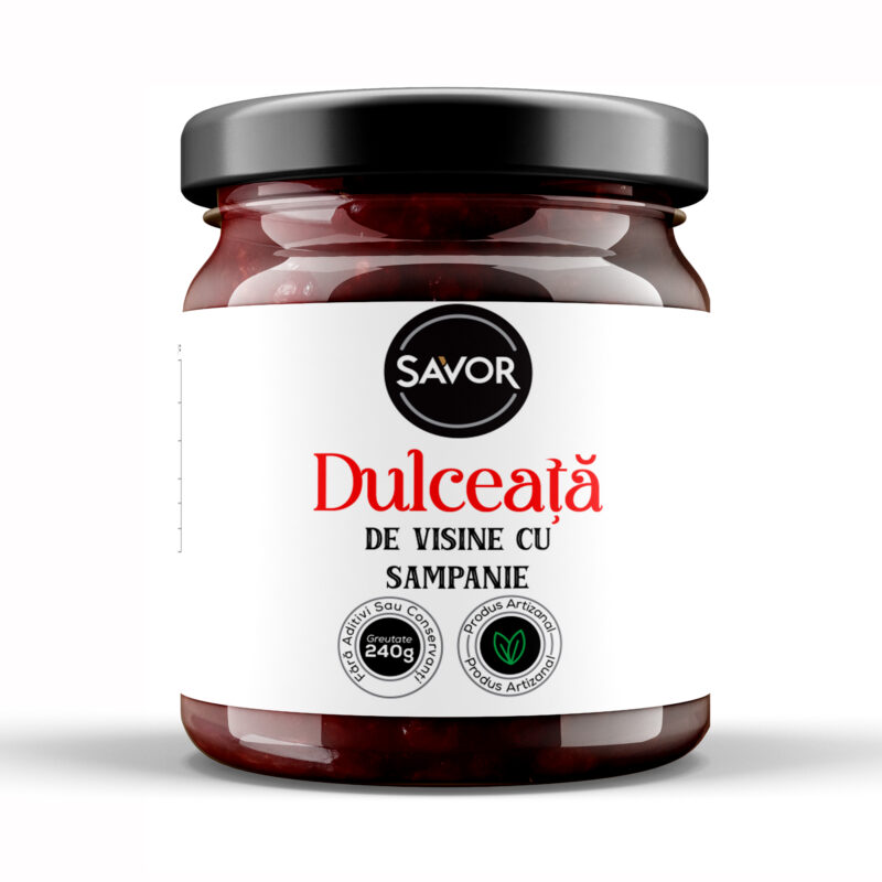 Dulceață de Vișine cu Șampanie