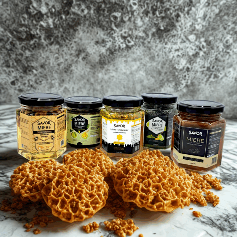 Pachet "Răsfăț Dulce și Sănătos – Selecție de Miere Artizanală"