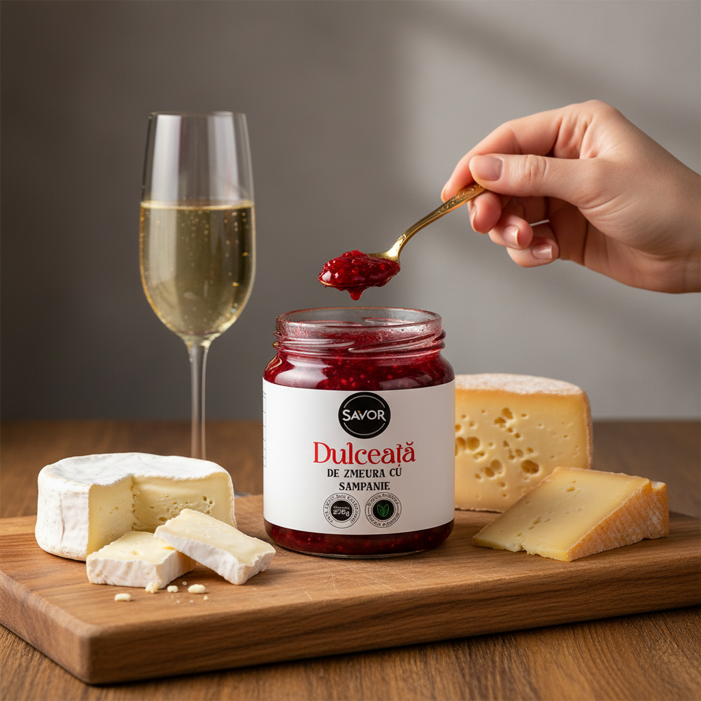 Dulceață de Zmeură cu Șampanie - imagine 3