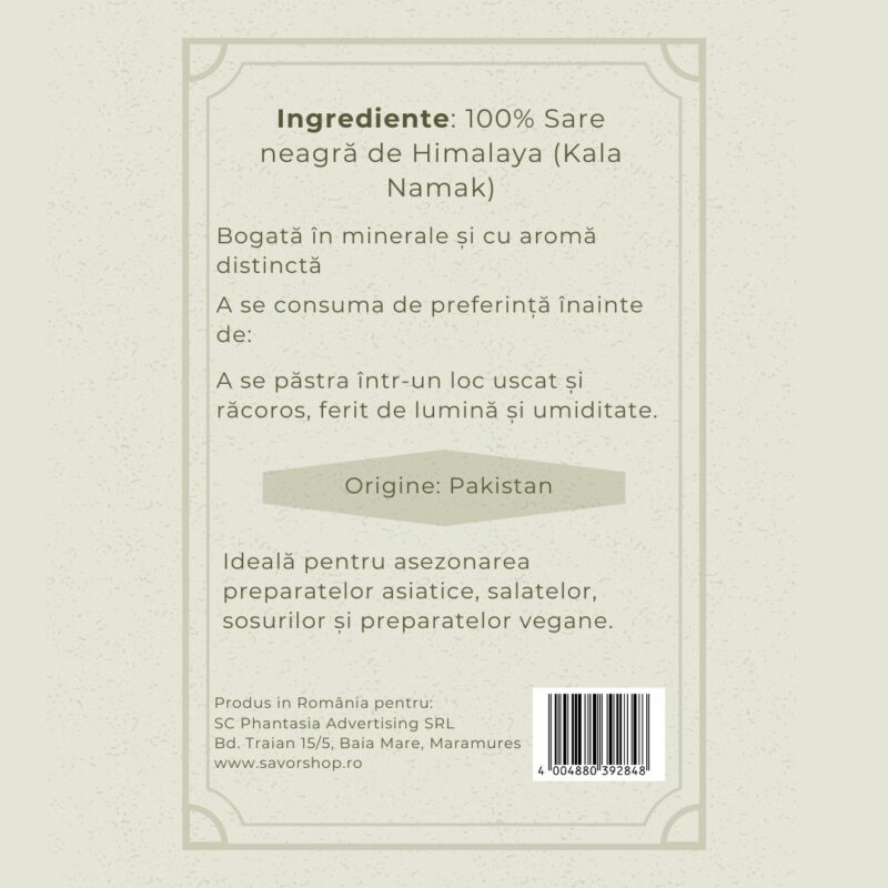Sare neagra de Himalaya - imagine 5