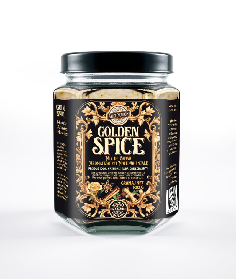 Golden Spice - Mix de Zahăr Aromatizat cu Note Orientale