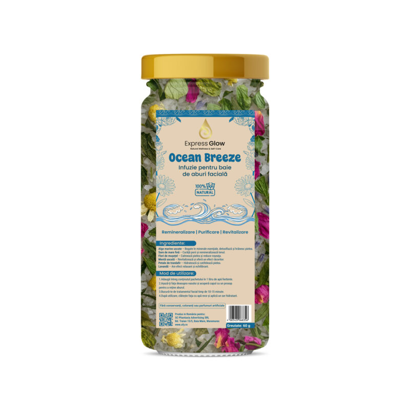 Infuzie pentru baie de aburi facială "Ocean Breeze"