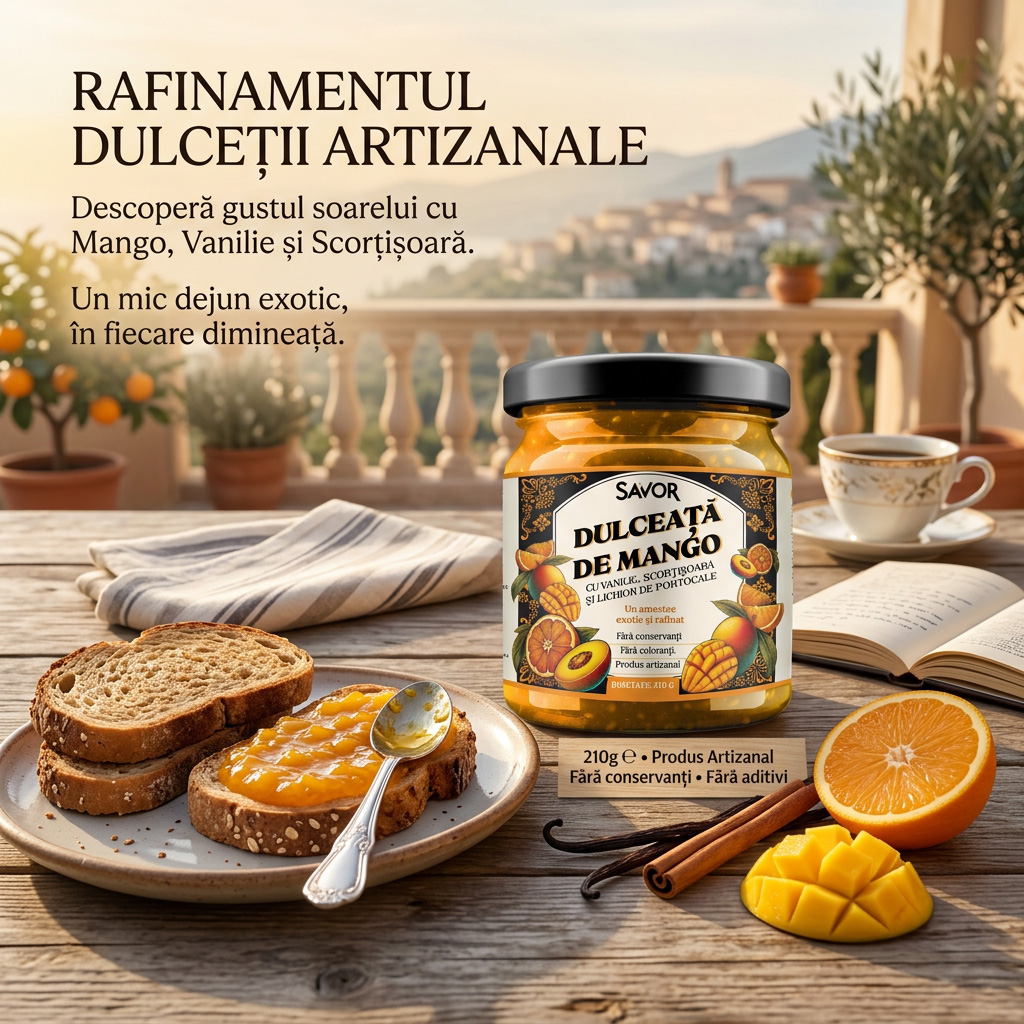 Dulceață de Mango cu Lichior de Portocală - imagine 2