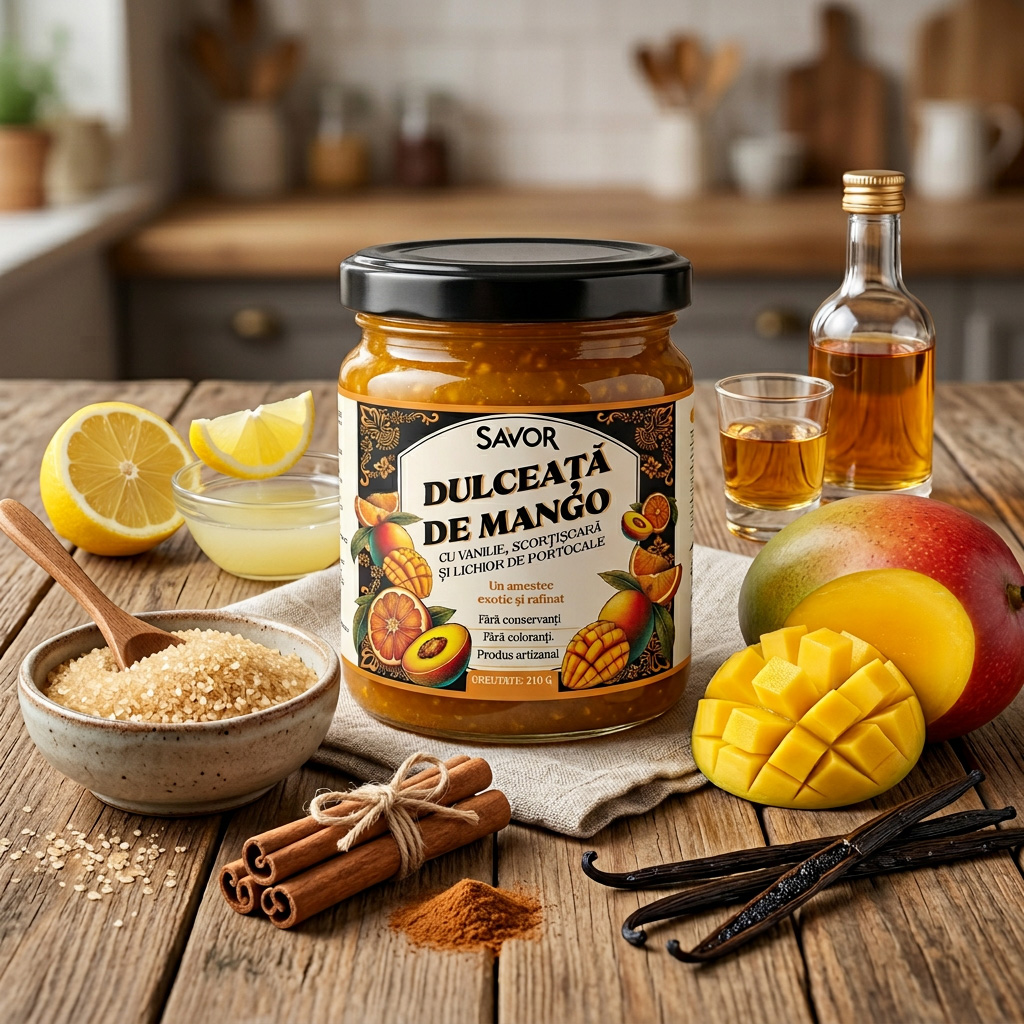 Dulceață de Mango cu Lichior de Portocală - imagine 4