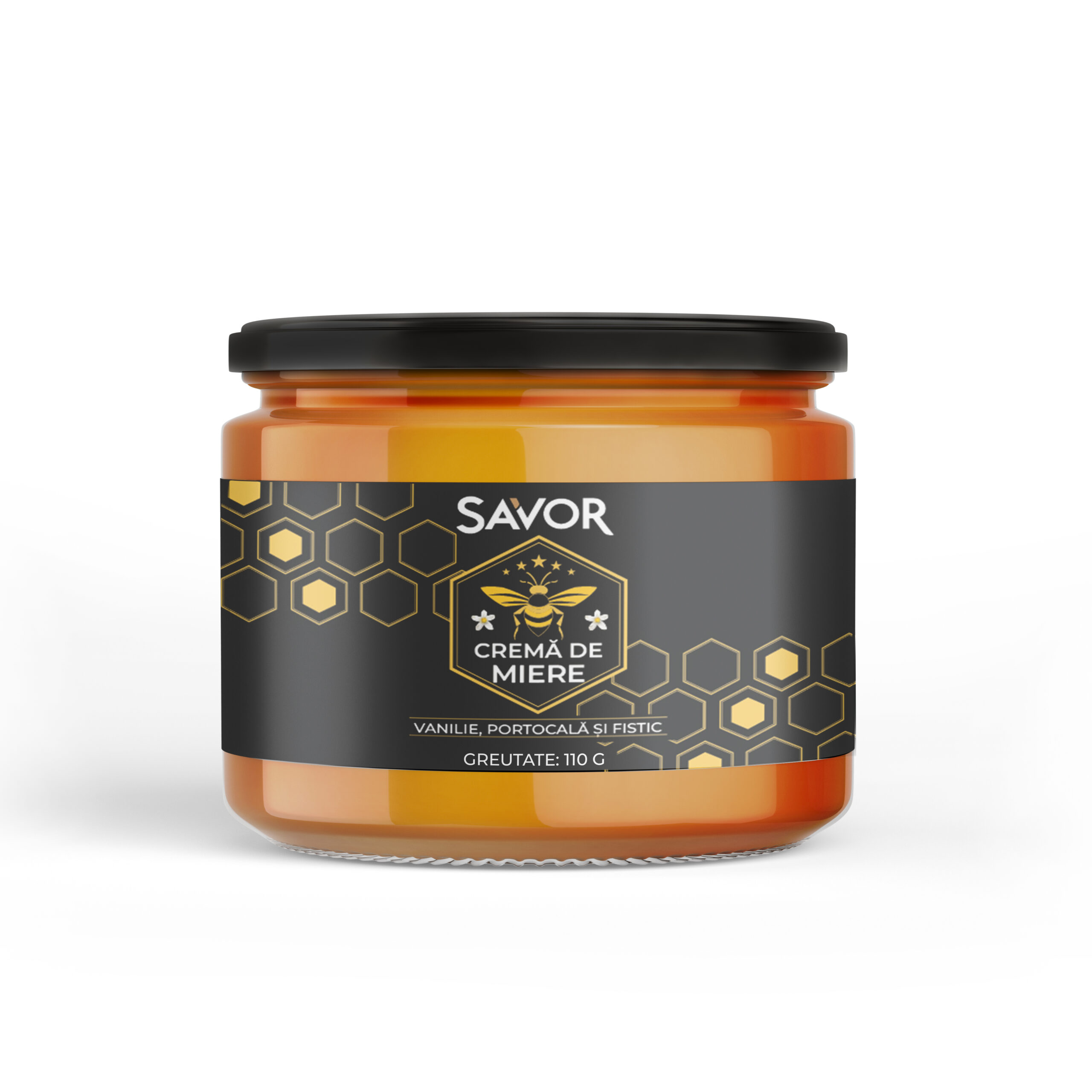 Cremă de Miere cu Vanilie, Portocală și Fistic – Deliciu Natural și Rafinat