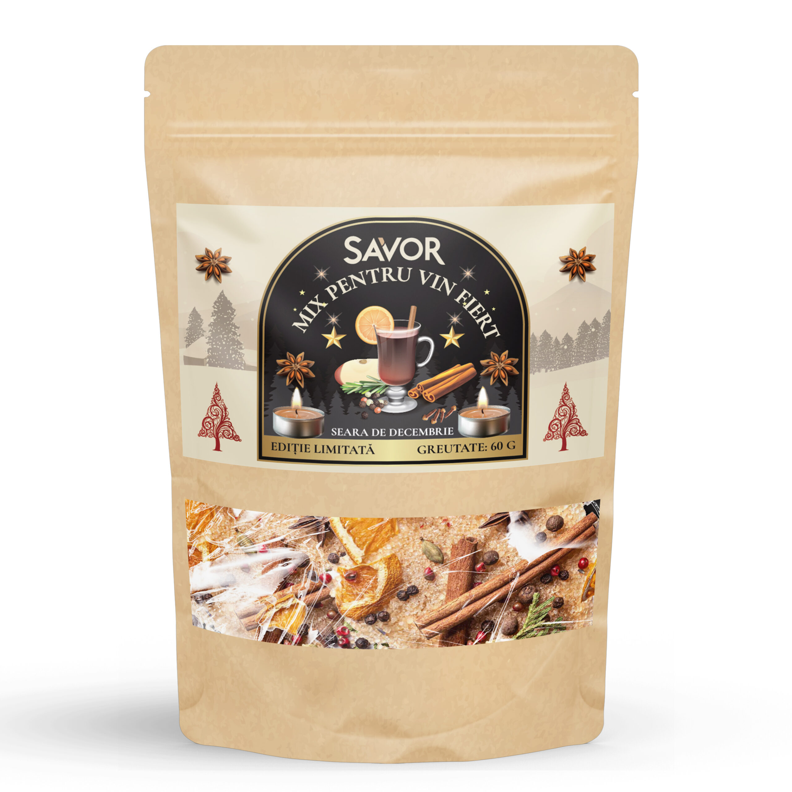 Mix pentru Vin Fiert „Seara de Decembrie” - EDIȚIE LIMITATĂ