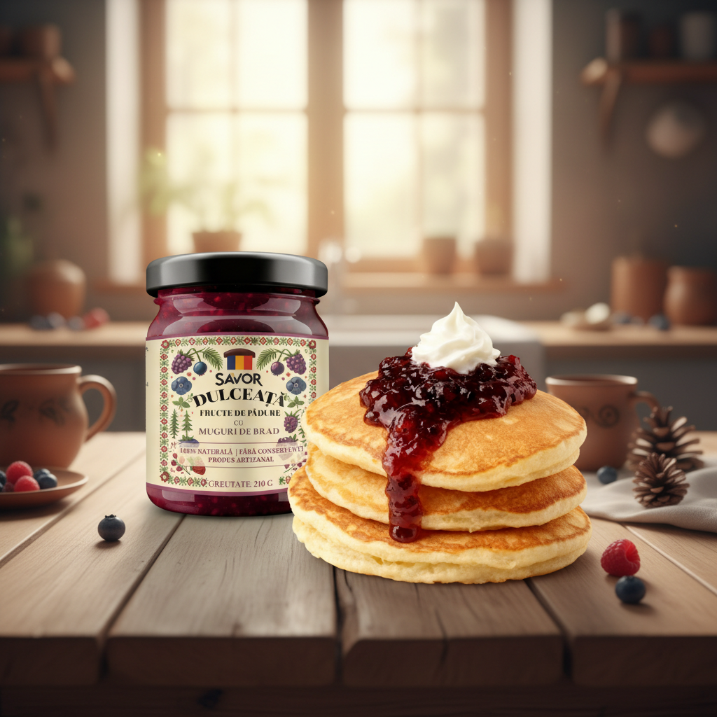 Dulceață de Fructe de Pădure cu Muguri de Brad - imagine 3