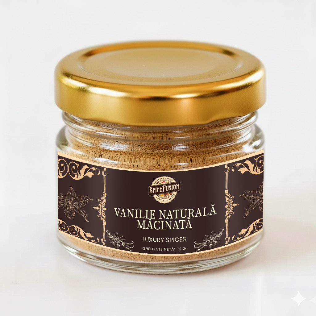 Vanilie naturală măcinată