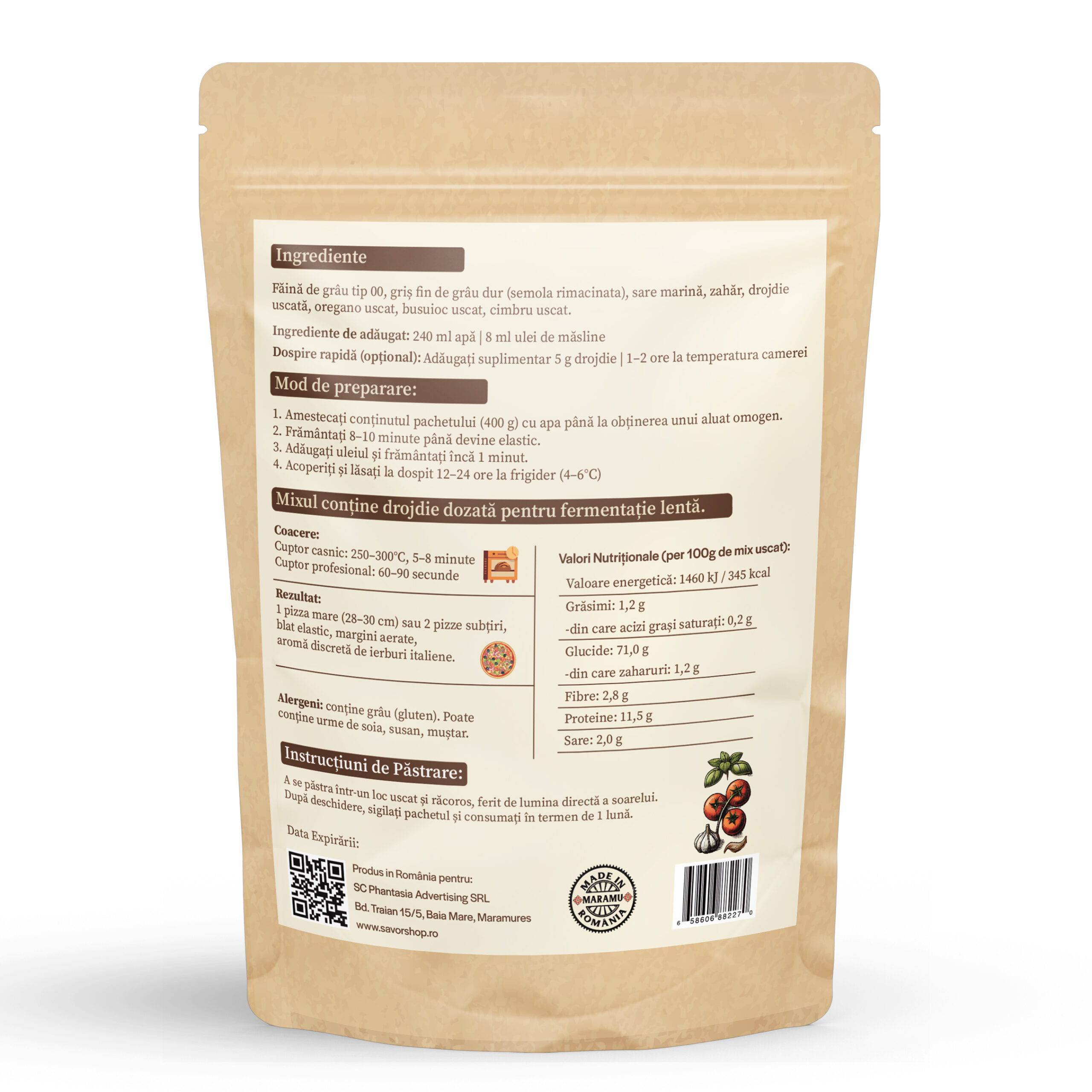 Mix Artizanal pentru Pizza Mediterraneo - imagine 2