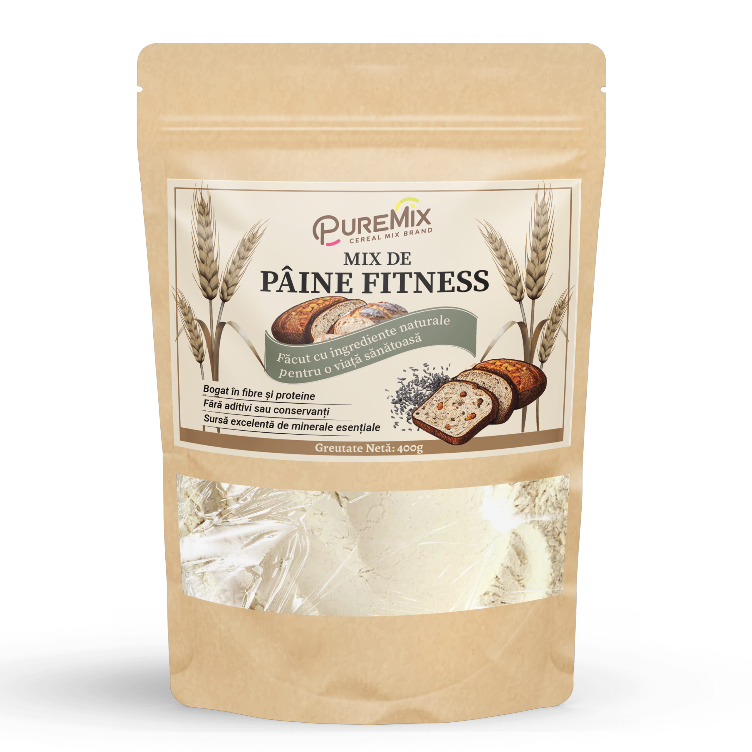 Mix de Pâine Fitness – Pâine sănătoasă, făcută ușor, acasă