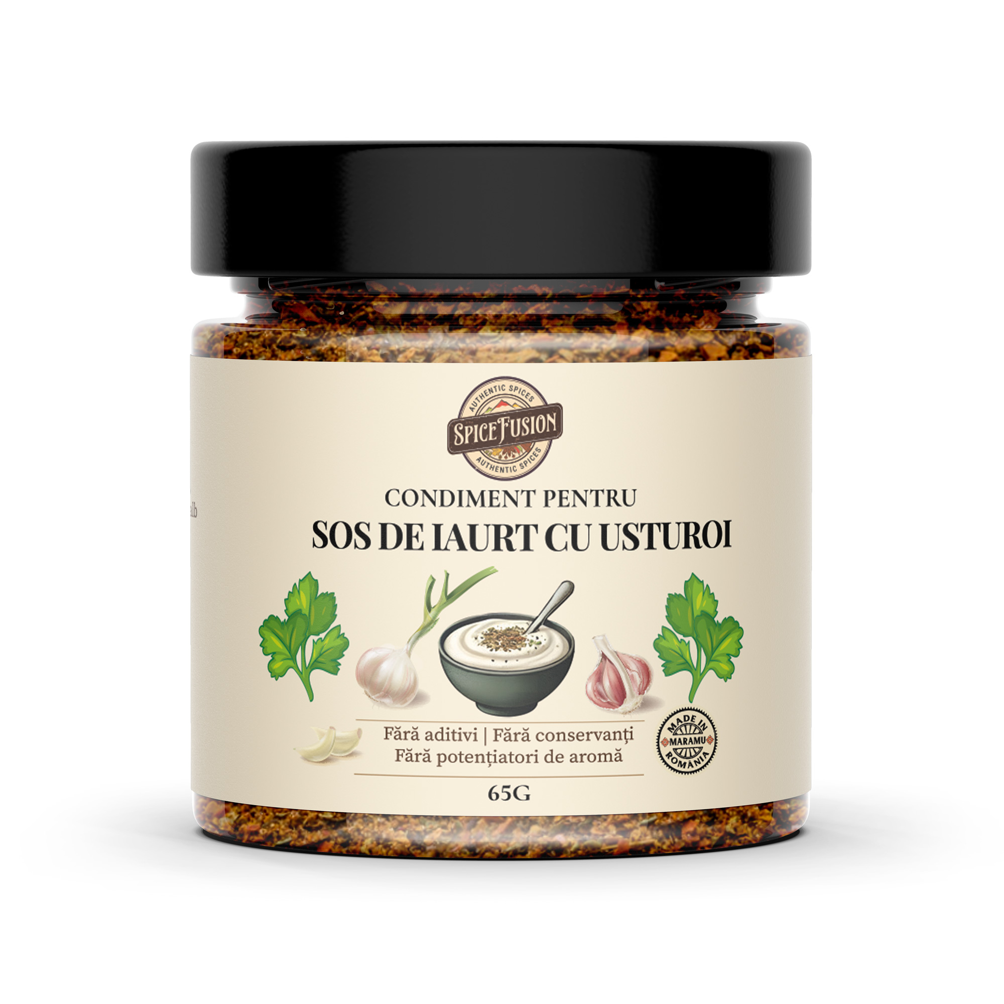 Condiment pentru Sos de Iaurt cu Usturoi