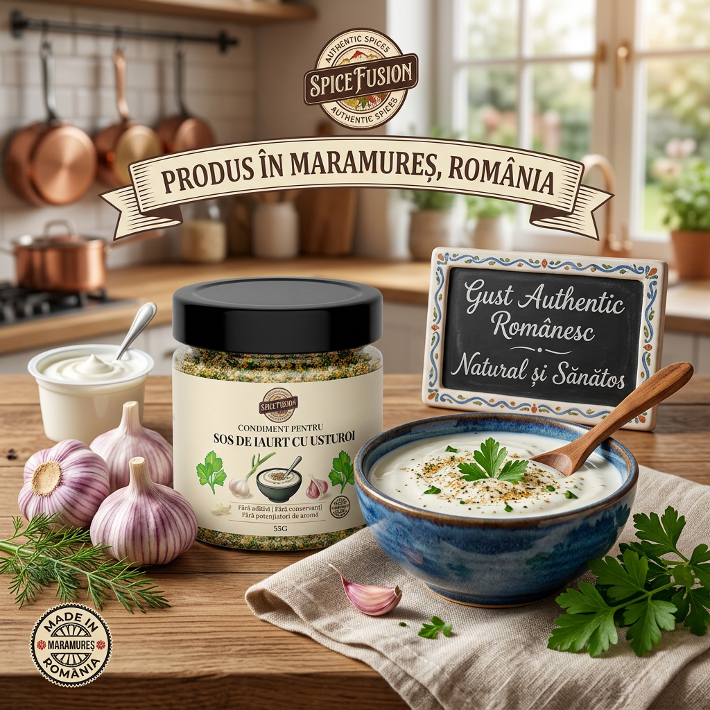Condiment pentru Sos de Iaurt cu Usturoi - imagine 3