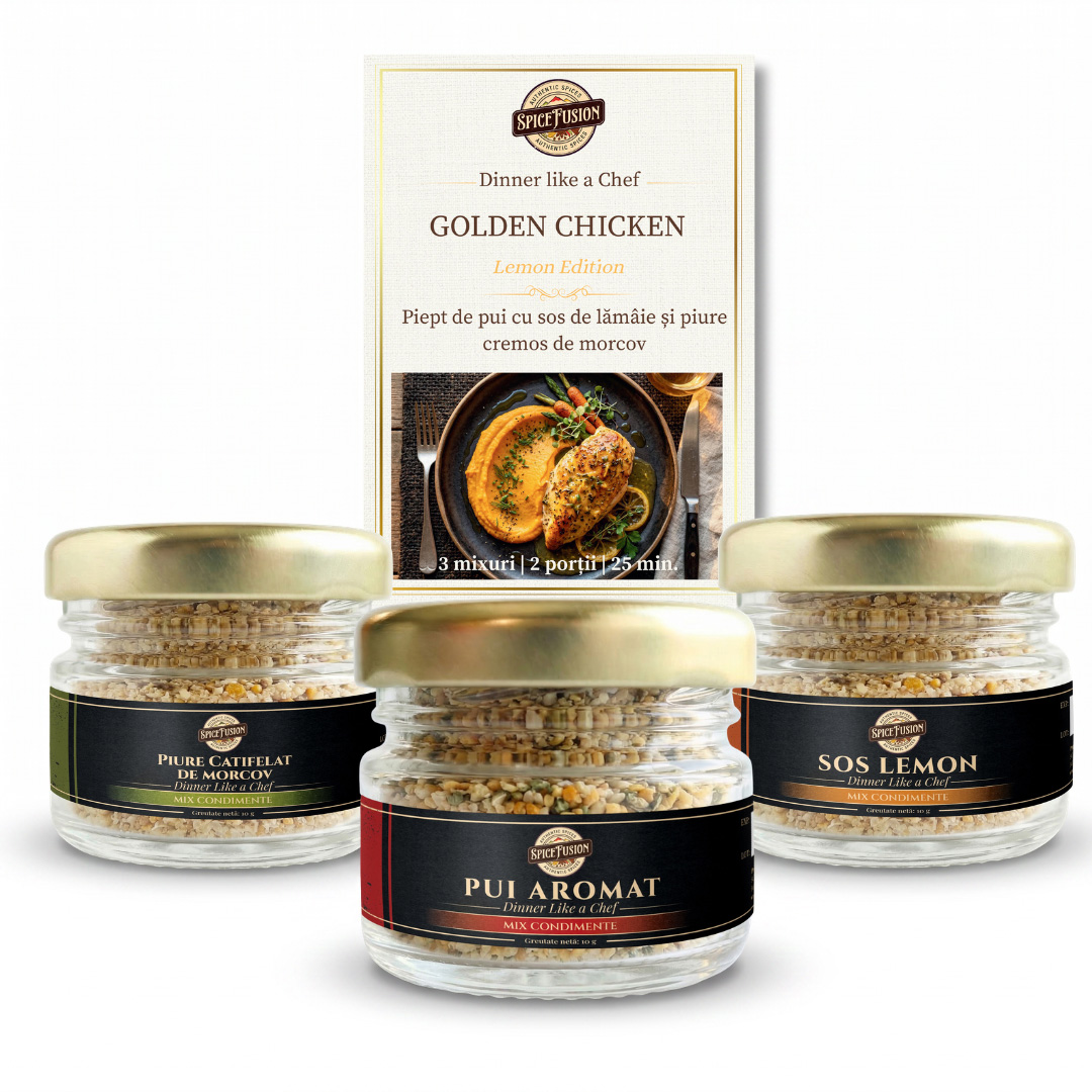 Golden Chicken Lemon Edition – Dinner Like a Chef Kit