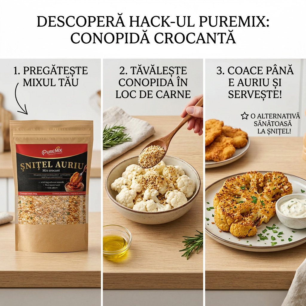 ȘNIȚEL AURIU – Mix crocant pentru șnițel - imagine 7
