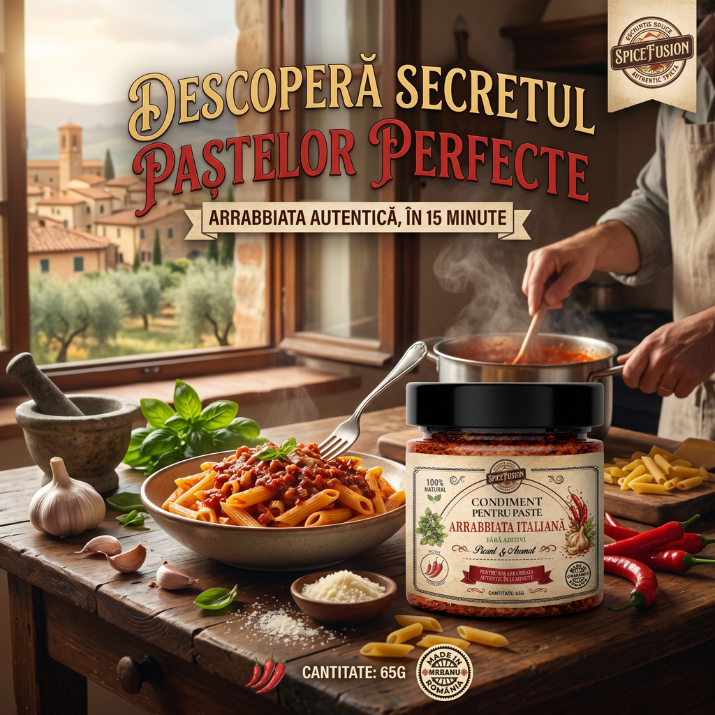 Condiment pentru Paste Arrabbiata Italiană - imagine 3