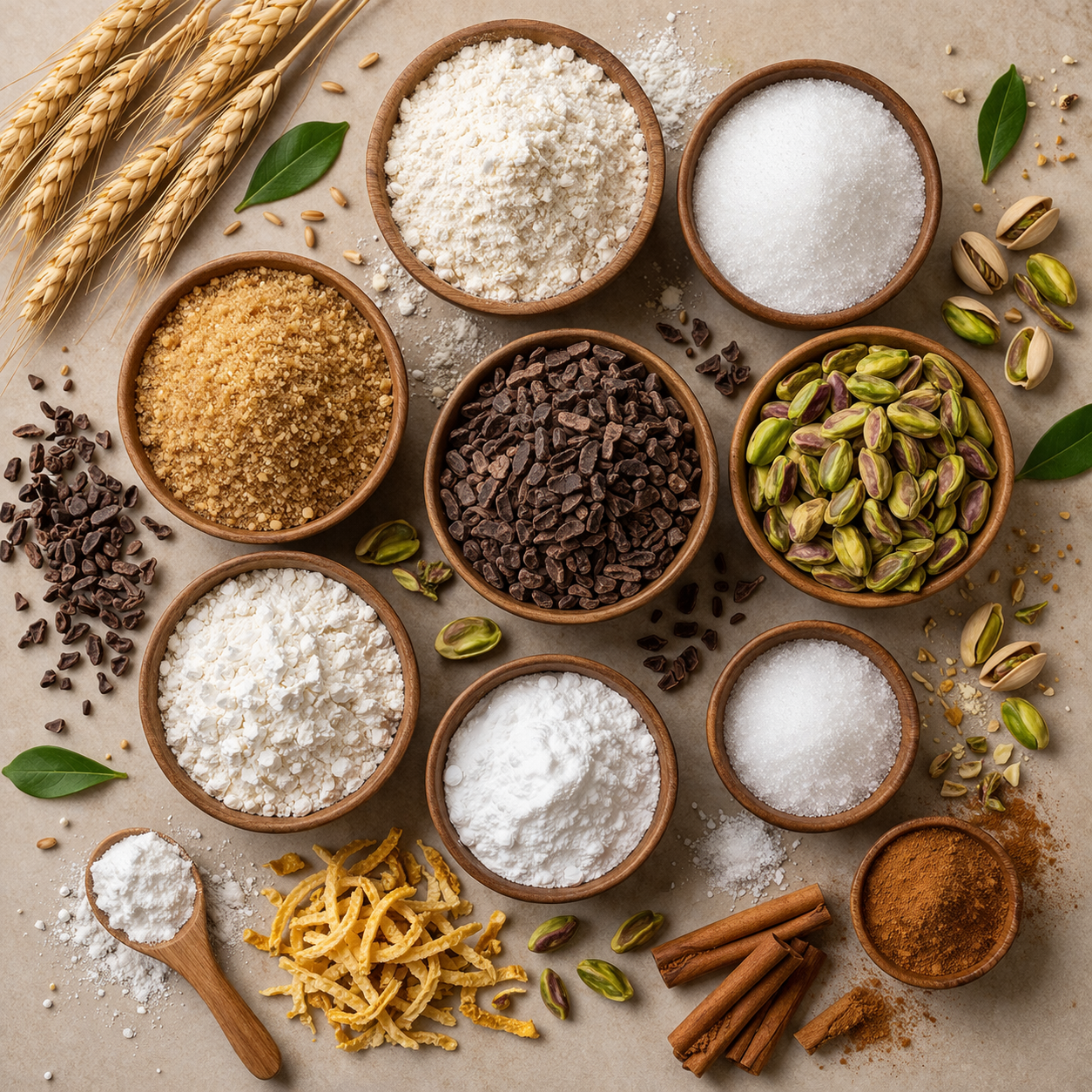 Mix Natural pentru Chec cu Fistic & Cacao - imagine 3