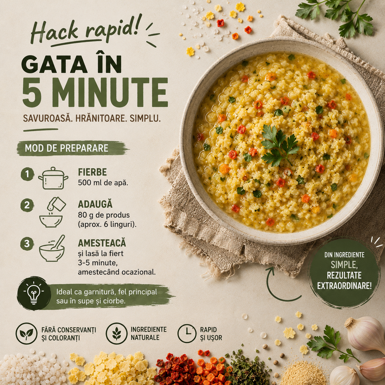 Mix pentru Orez Cremos cu Legume - imagine 7