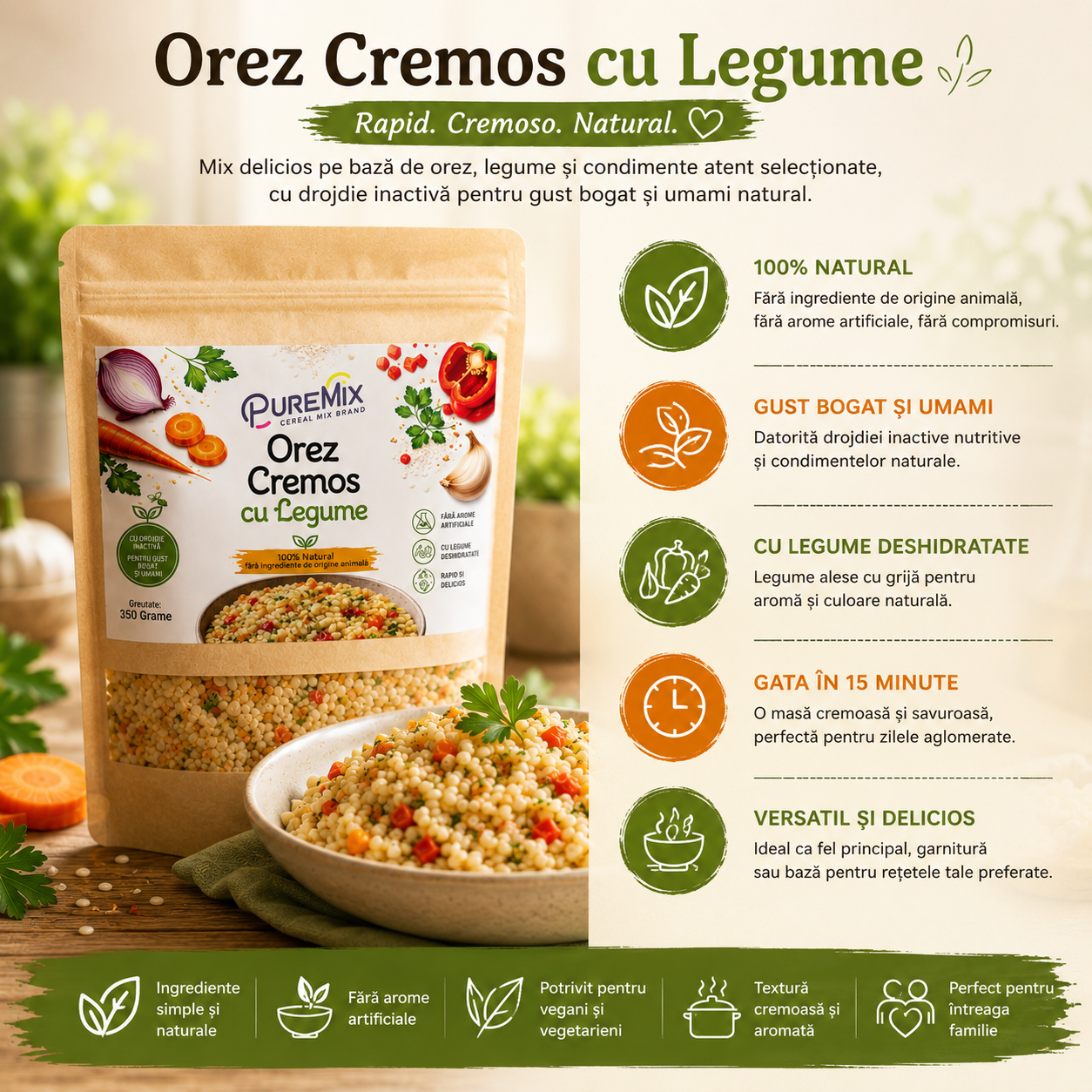 Mix pentru Orez Cremos cu Legume - imagine 5