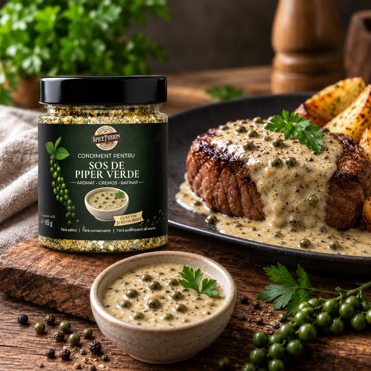 Condiment pentru Sos de piper verde - imagine 2