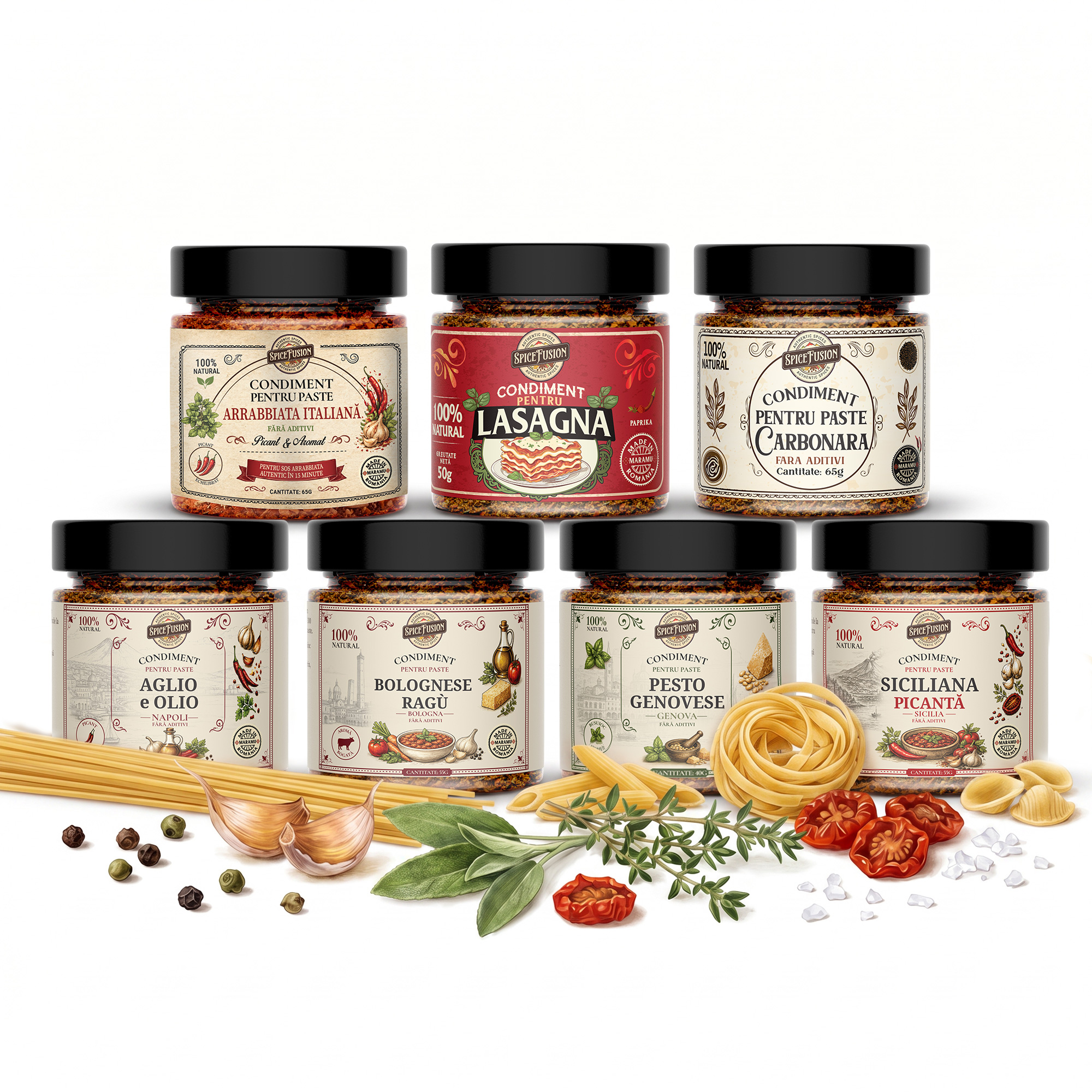 Pachet 7 Paste Celebre ale Italiei