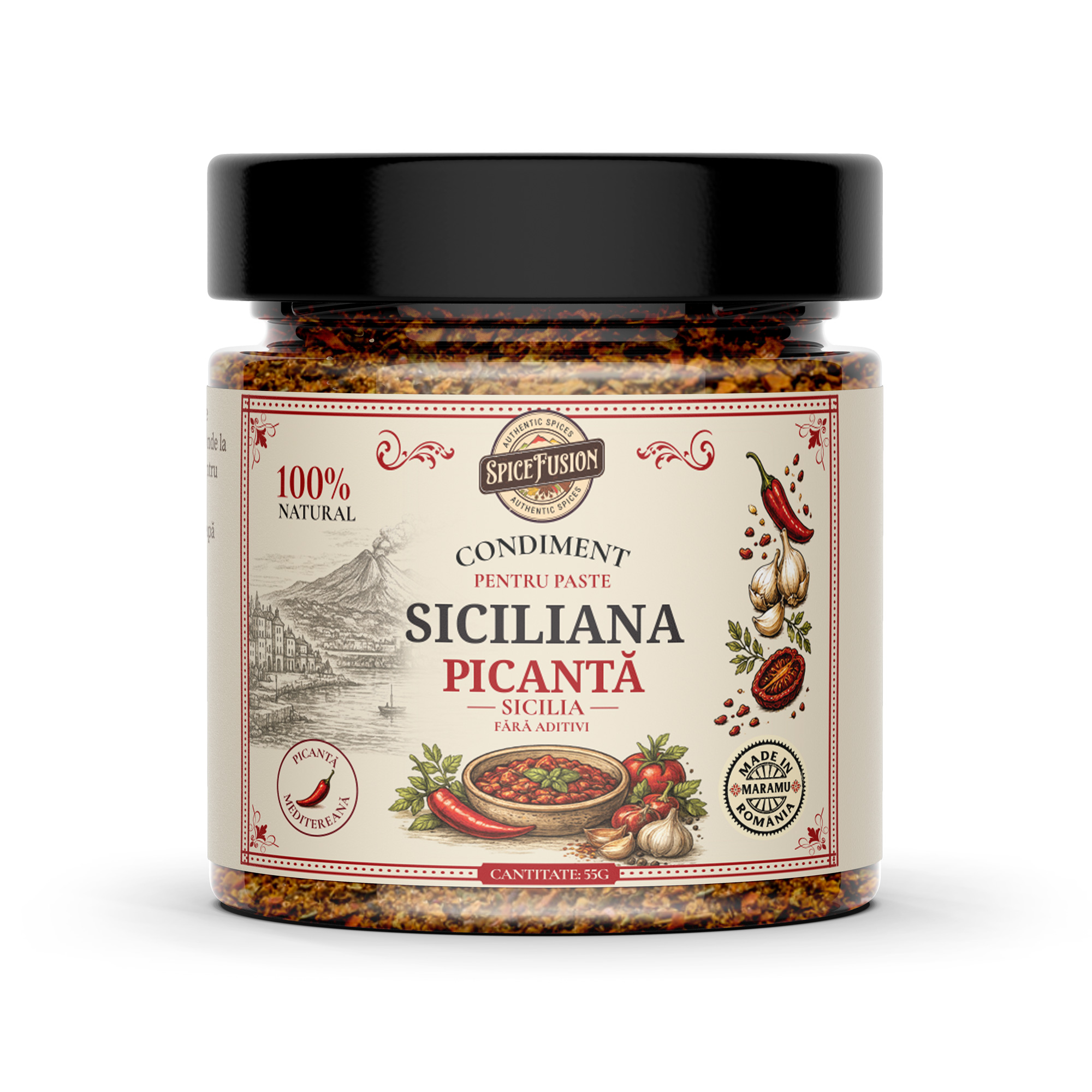 Condiment pentru Paste Siciliana Picantă – Sicilia