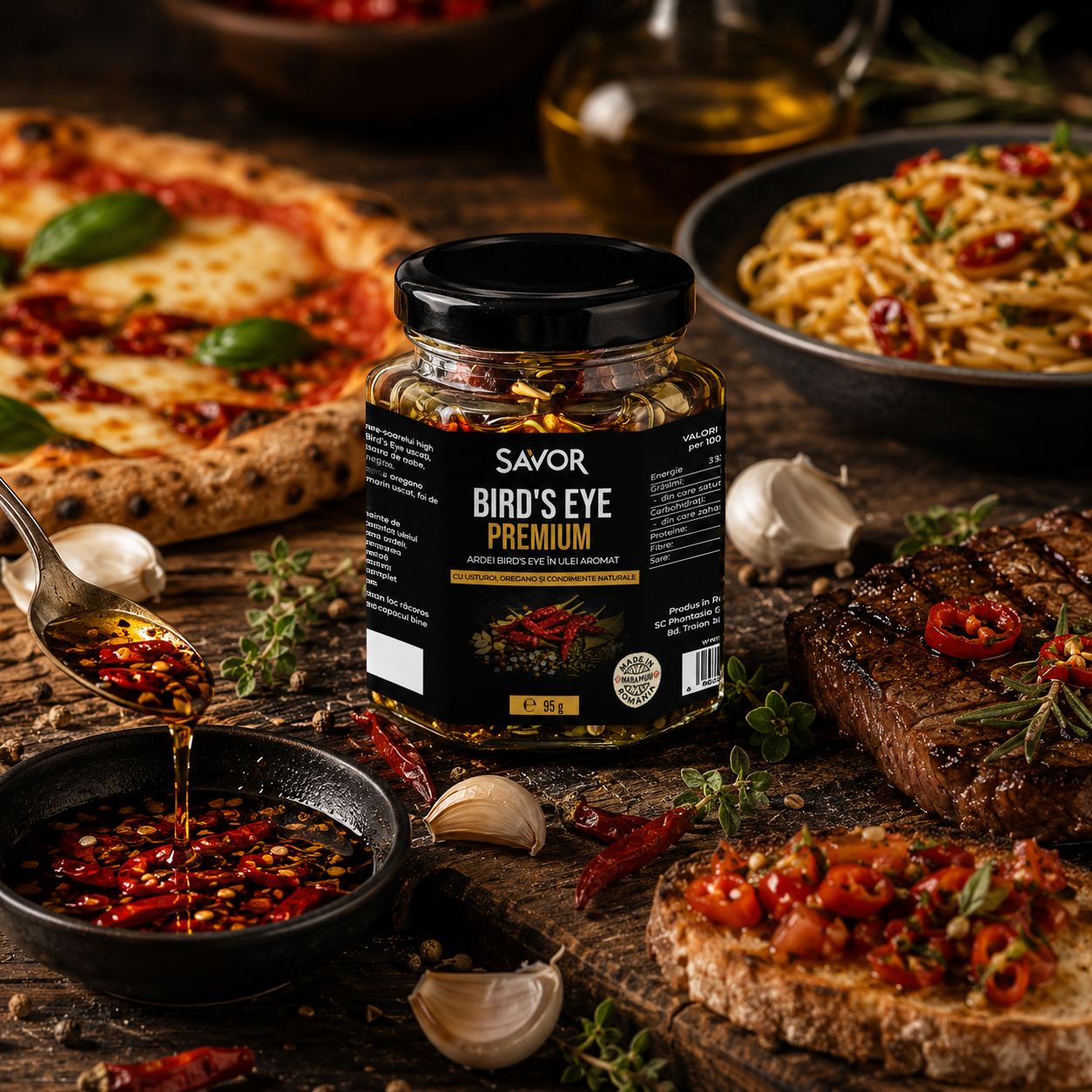 Bird's Eye Premium - Ardei Bird's Eye în ulei aromat - imagine 3