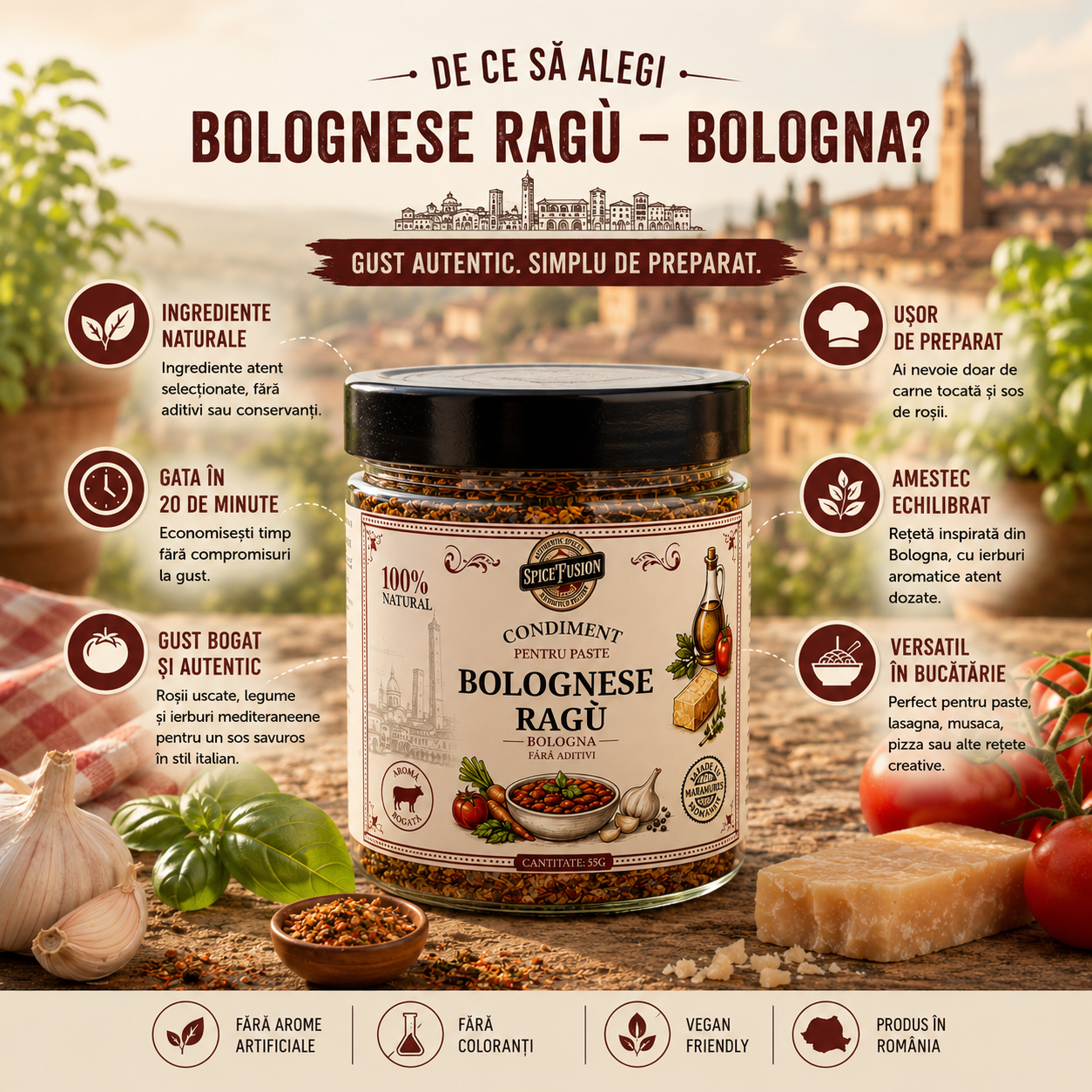 Condiment pentru Paste Bolognese Ragù – Bologna - imagine 5