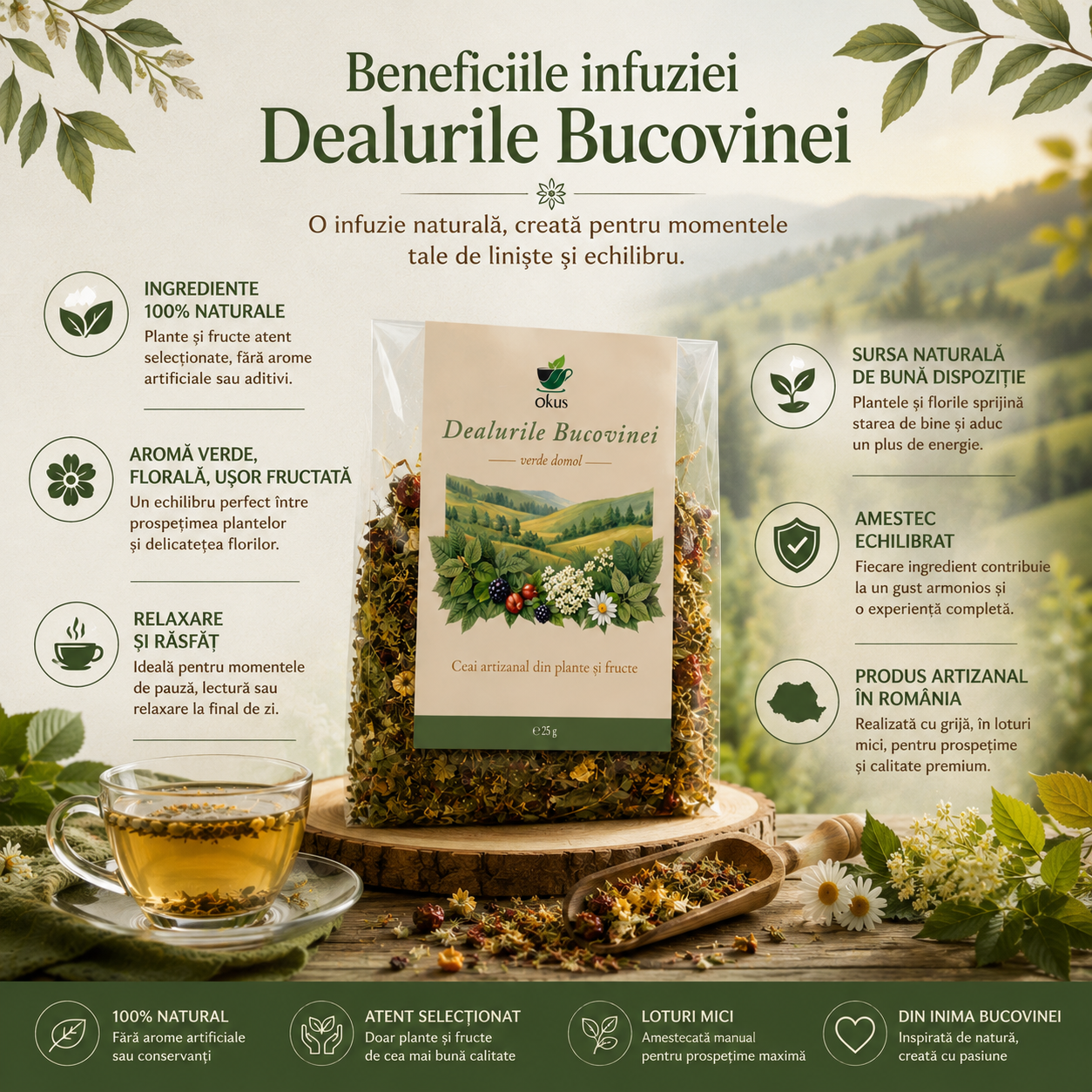 Ceai Dealurile Bucovinei - imagine 5