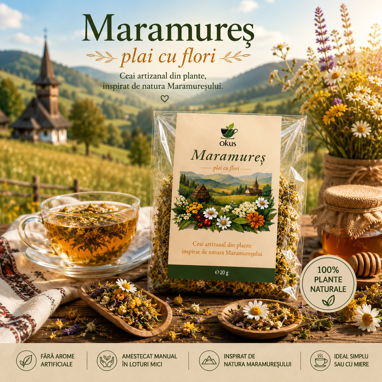 Ceai Maramureș – plai cu flori - imagine 4