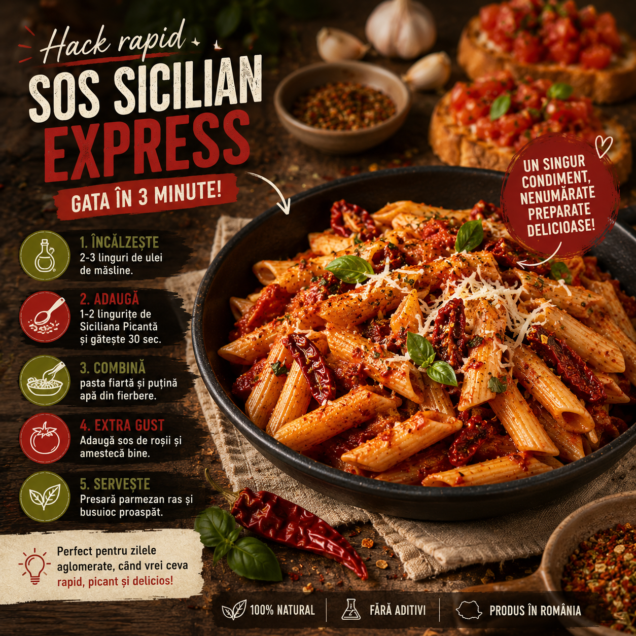 Condiment pentru Paste Siciliana Picantă – Sicilia - imagine 6