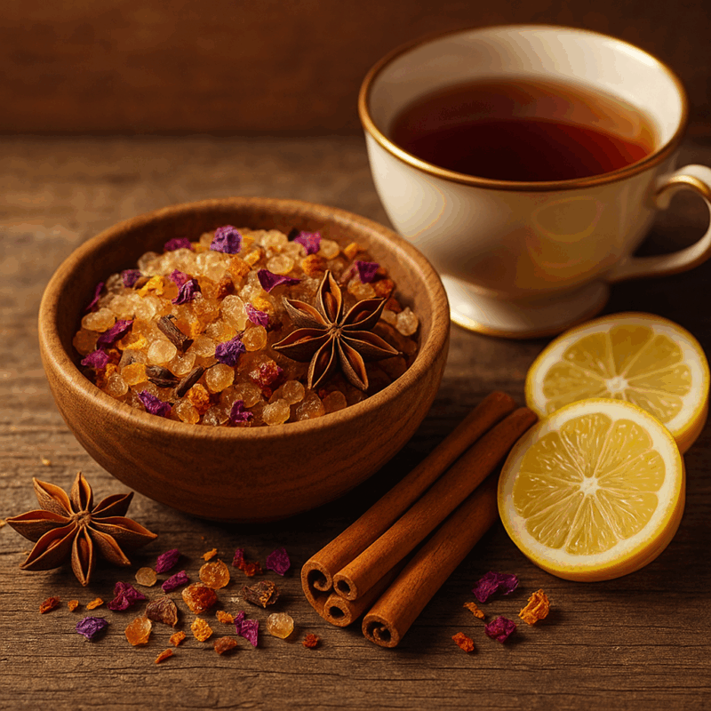 Crystals of Savor – Zahăr Aromatizat cu Infuzii Florale și Condimente - imagine 4