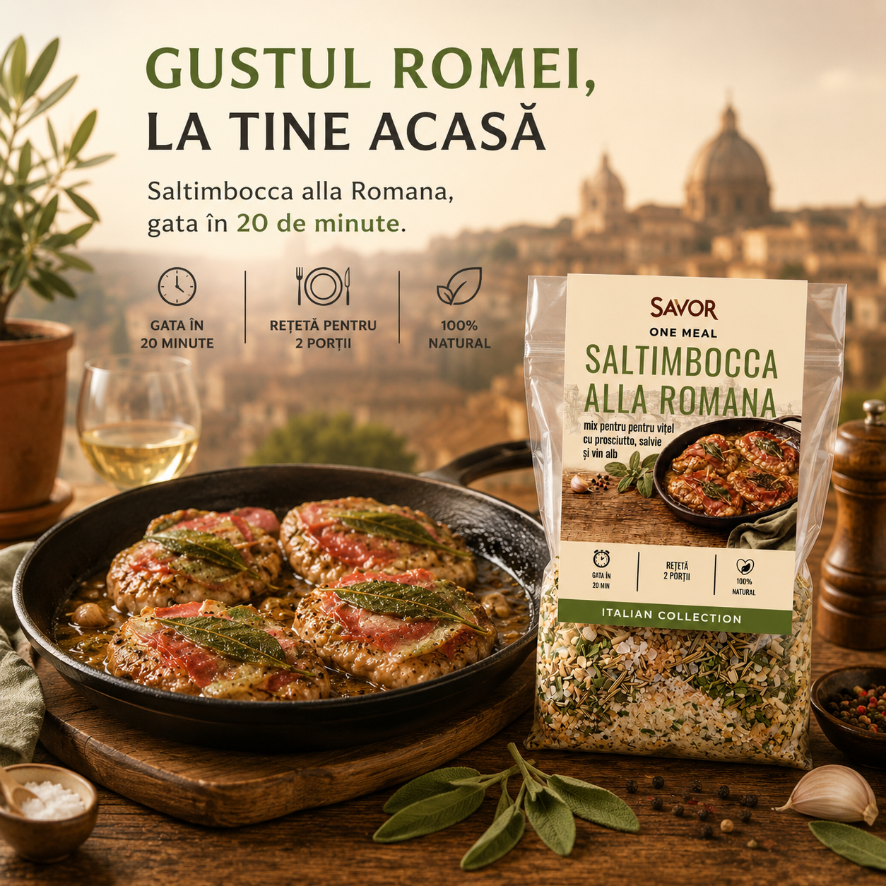 Mix de condimente pentru Saltimbocca alla Romana - imagine 4
