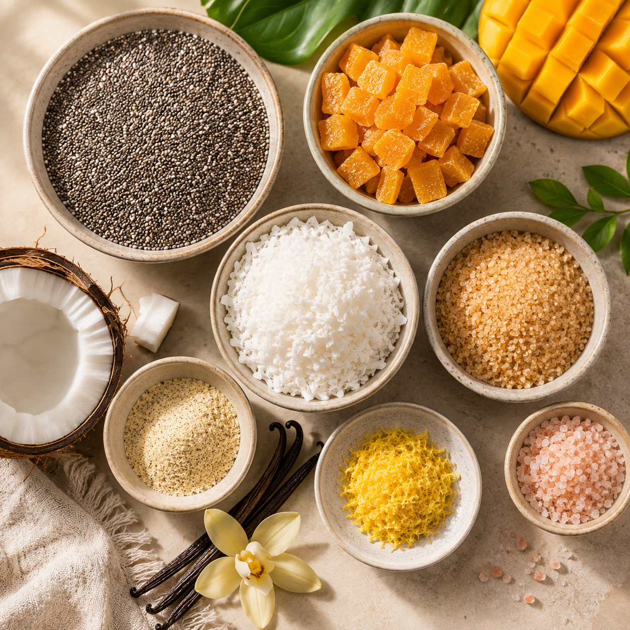 Mix Budincă de Chia – Tropical Mango - imagine 6