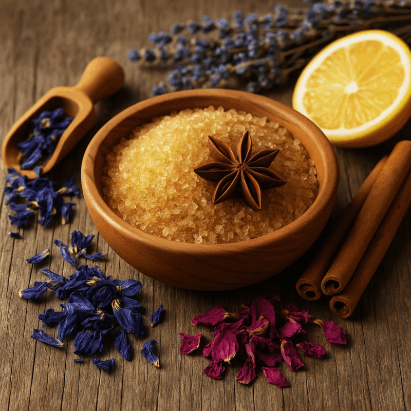 Crystals of Savor – Zahăr Aromatizat cu Infuzii Florale și Condimente - imagine 2