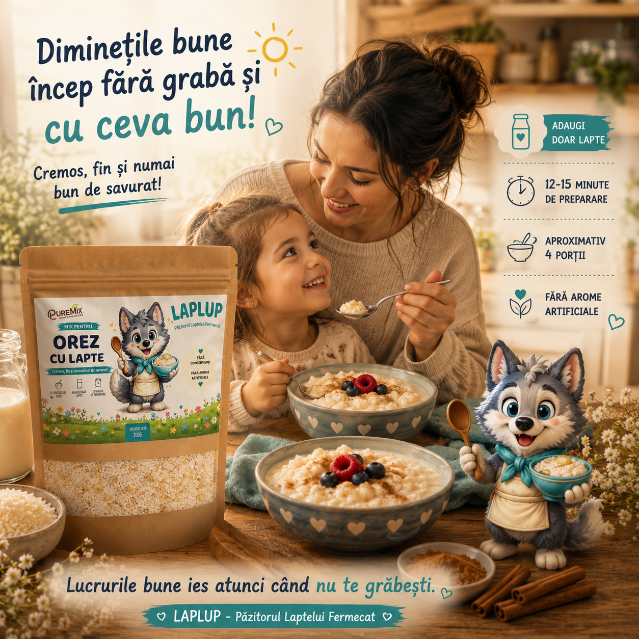 LAPLUP - Mix pentru Orez cu Lapte - imagine 6