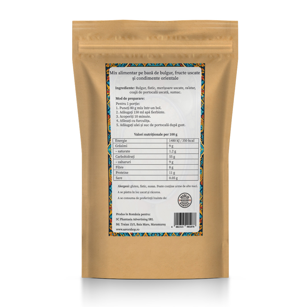 Mix Bulgur Oriental Citrus Boost - imagine 2