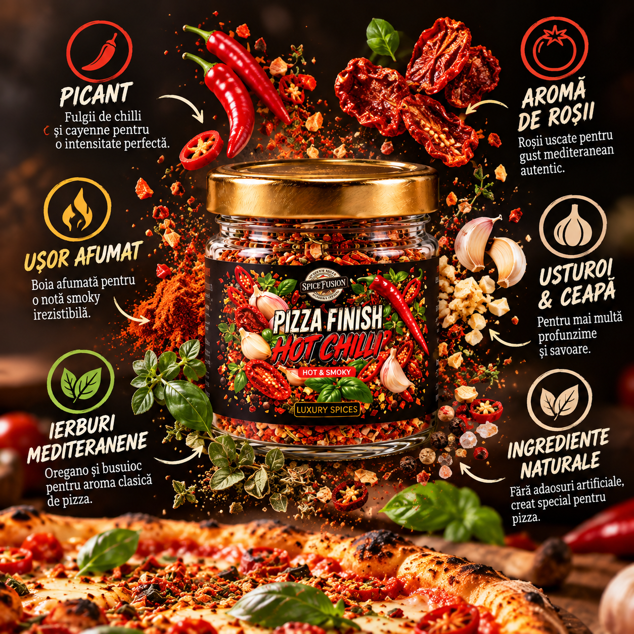 Condiment Pizza Finish – Hot Chilli - imagine 4