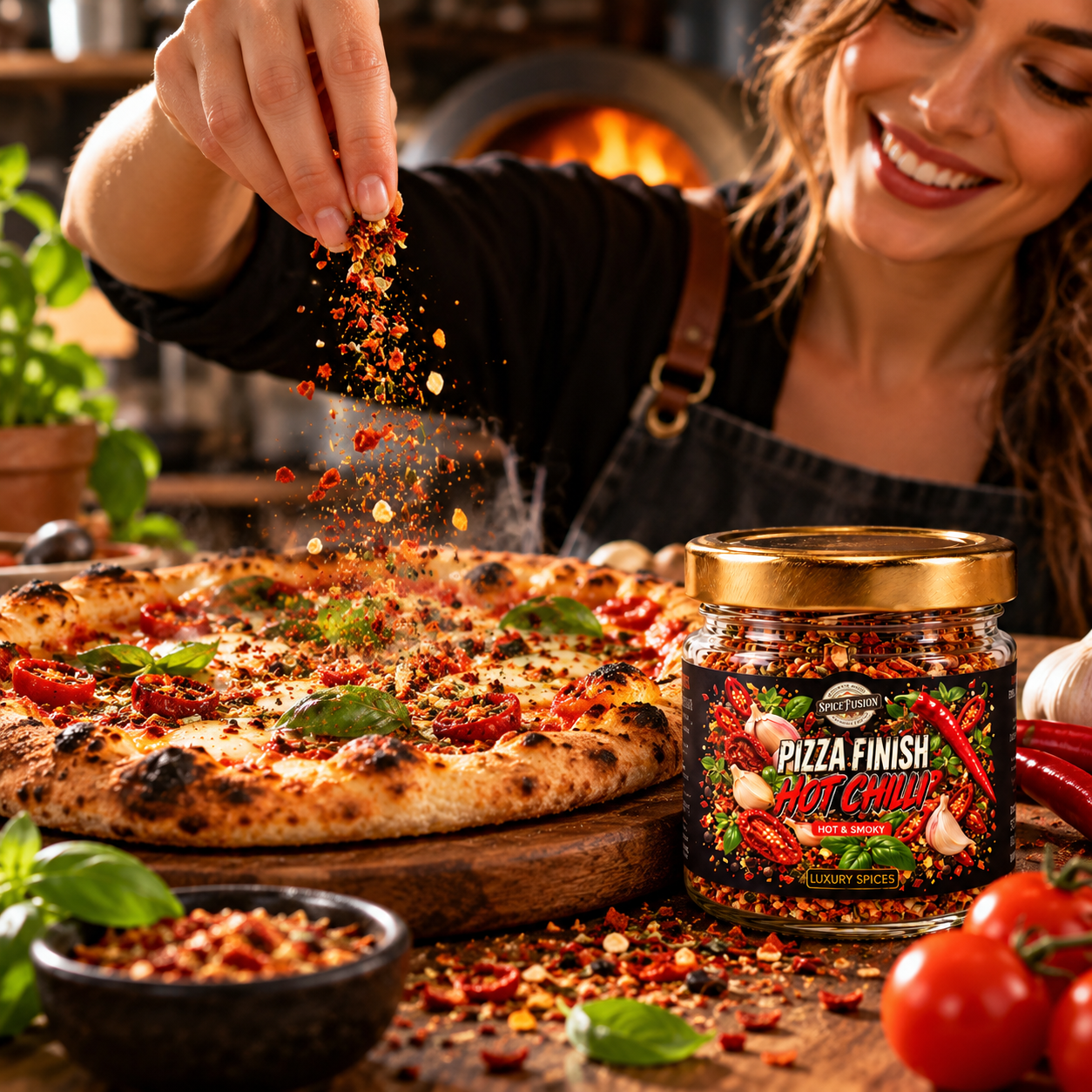 Condiment Pizza Finish – Hot Chilli - imagine 2
