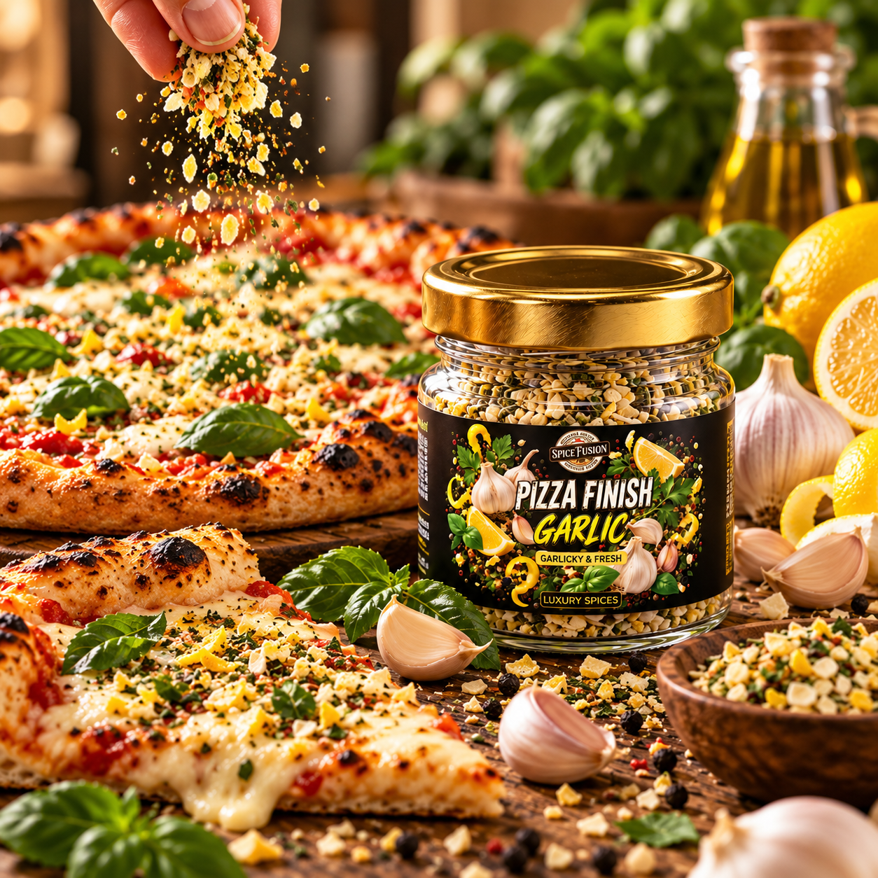 Condiment Pizza Finish – Garlic - imagine 2