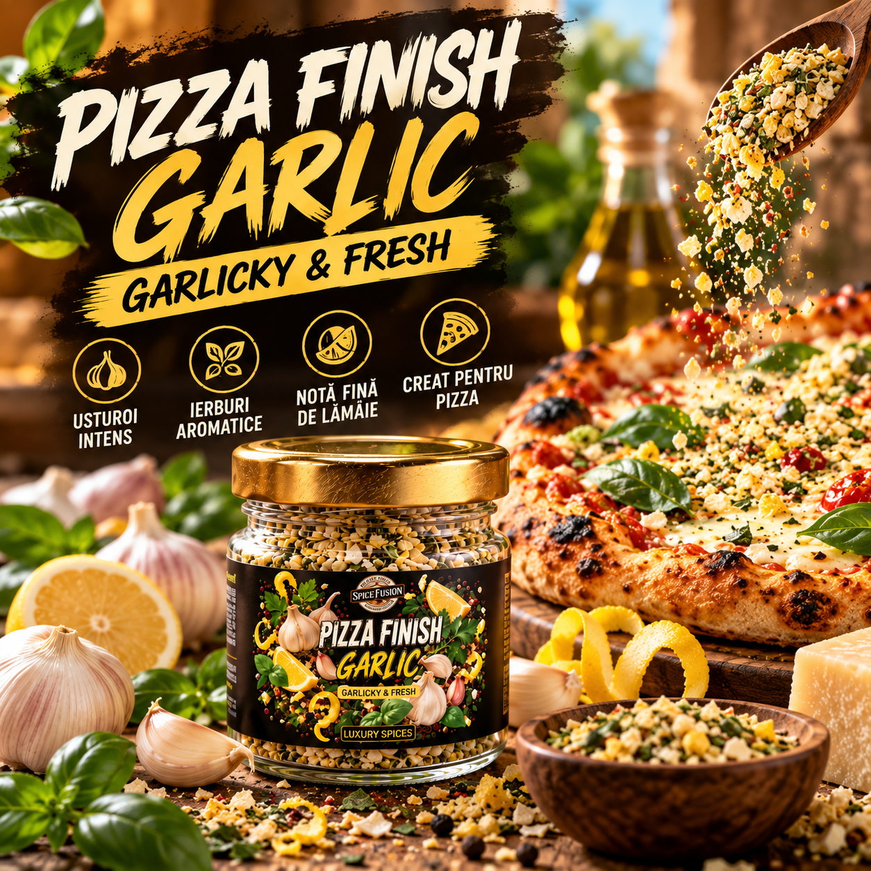 Condiment Pizza Finish – Garlic - imagine 3