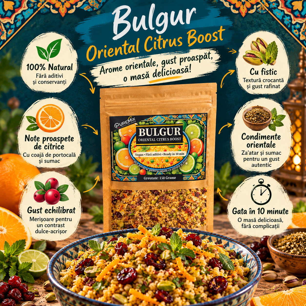 Mix Bulgur Oriental Citrus Boost - imagine 5
