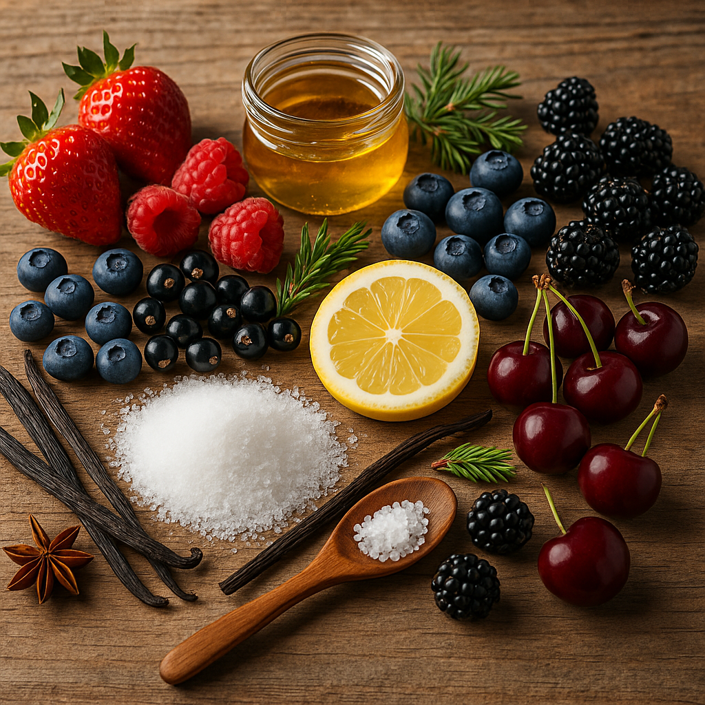 Dulceață de Fructe de Pădure cu Muguri de Brad - imagine 2